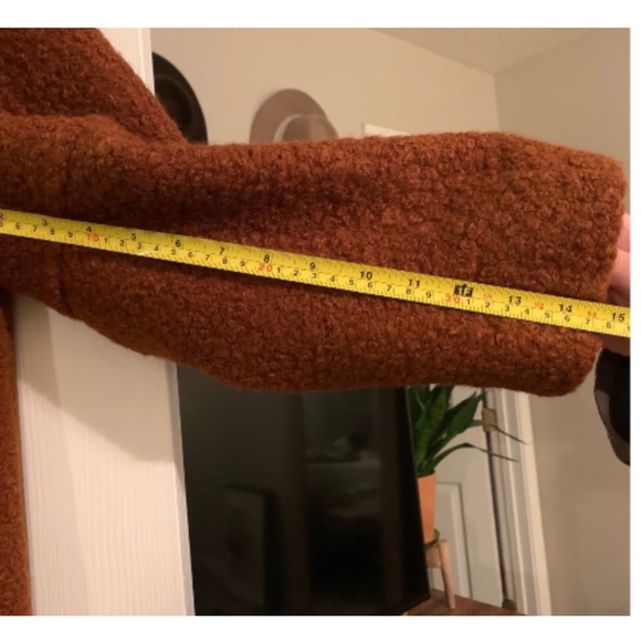 NEW TopShop boucle long coat - Picture 10 of 10